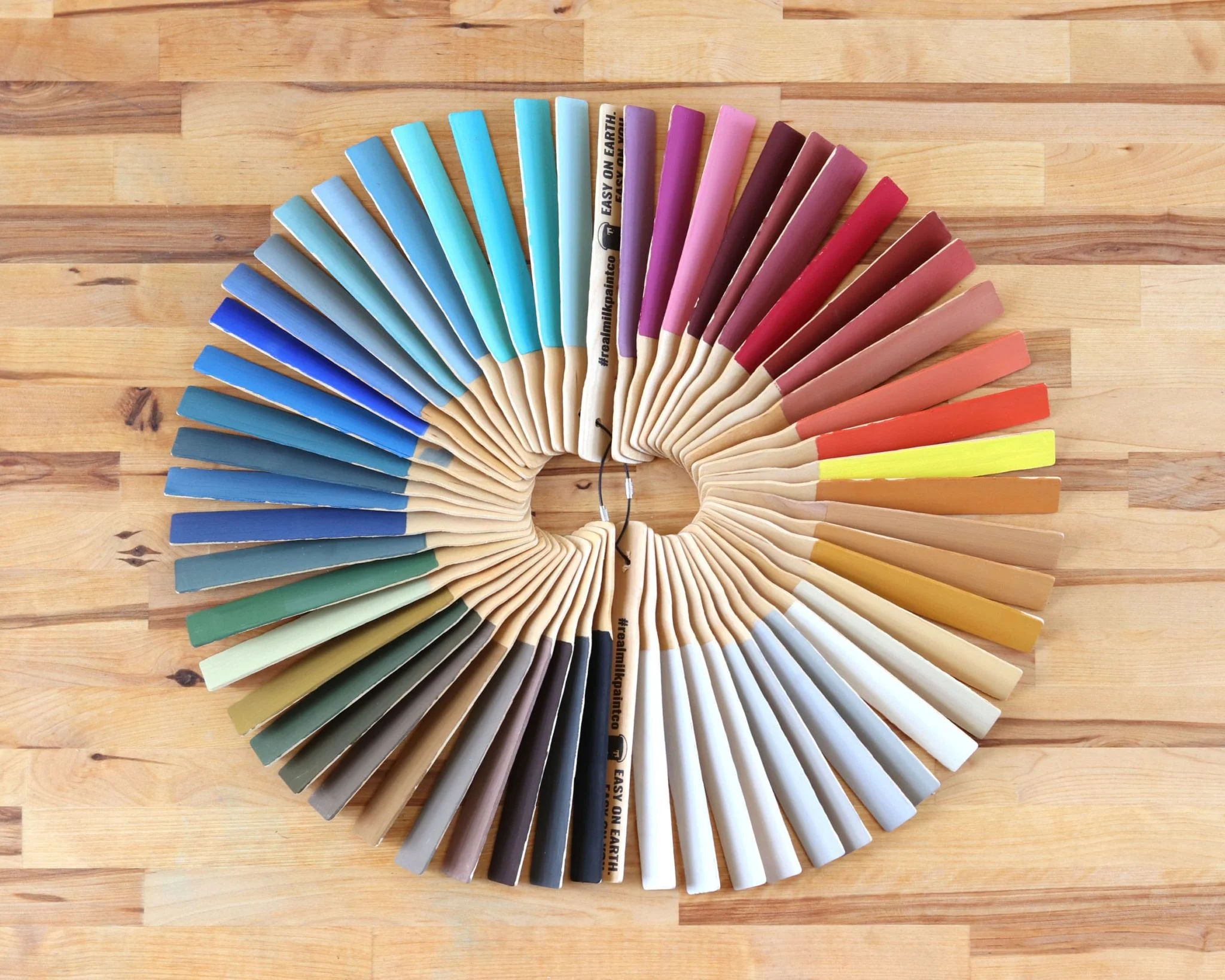 Color Sample Sticks – Test and Compare Milk Paint Colors