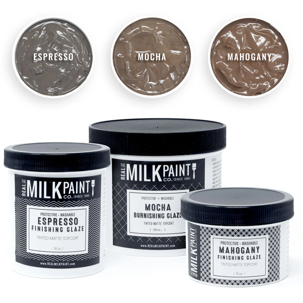 Finishing Glazes – Tinted, Protective Water-Based Topcoat
