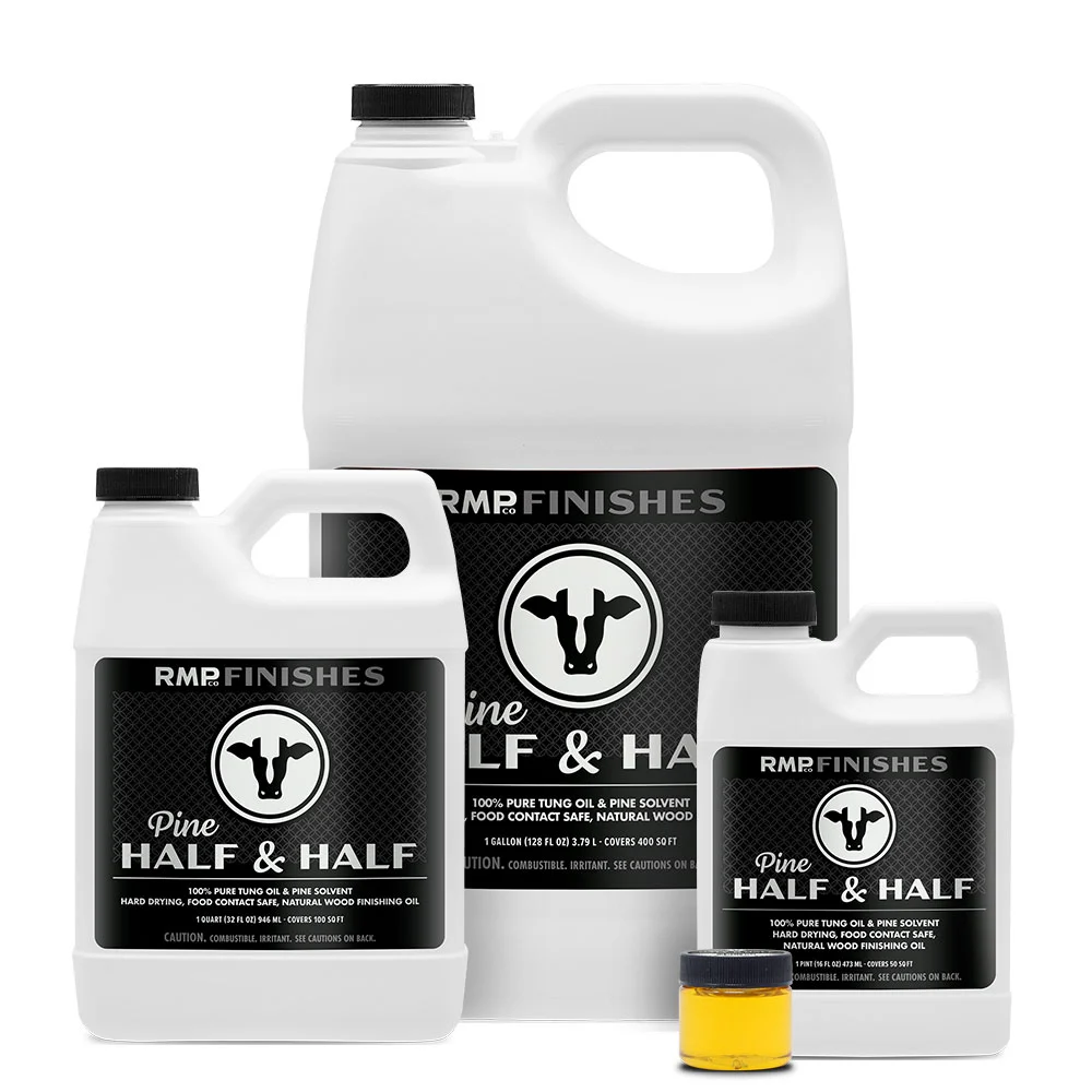 Half and Half Tung Oil with Citrus Blend or Pine Oil