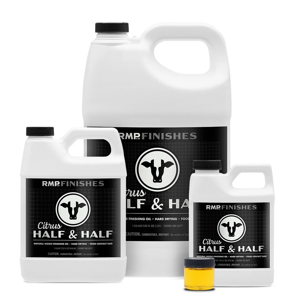 Half and Half Tung Oil with Citrus Blend or Pine Oil